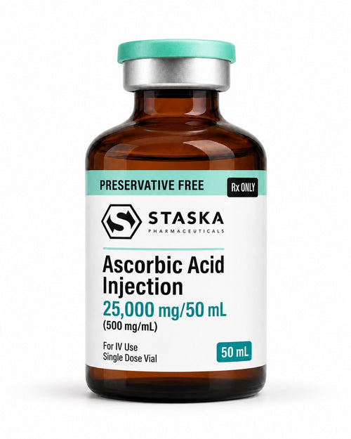 Ascorbic Acid (Non-Corn) — Preservative Free (500mg/mL, 50mL Vial)